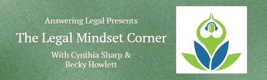 the legal mindset corner podcast logo